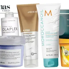 Här är en samling hårmasker för hemmabruk, inklusive märken som Amika, Olaplex, Joico, Moroccanoil, Oribe och Garnier Fructis.