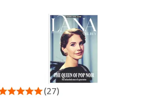 Omslag till en bok om Lana Del Rey, "The Queen of Pop Noir".