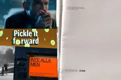 Ensamhet och filmtips för tråkiga stunder. "Pickle it forward" och en annons om våld.