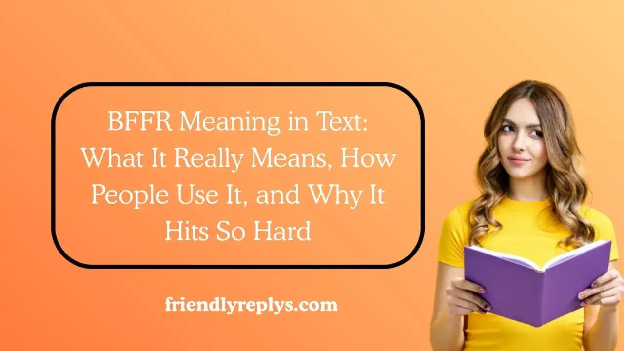 En kvinna l&auml;ser en bok. Texten f&ouml;rklarar BFFR meaning, hur det anv&auml;nds och varf&ouml;r det &auml;r s&aring; slagkraftigt.